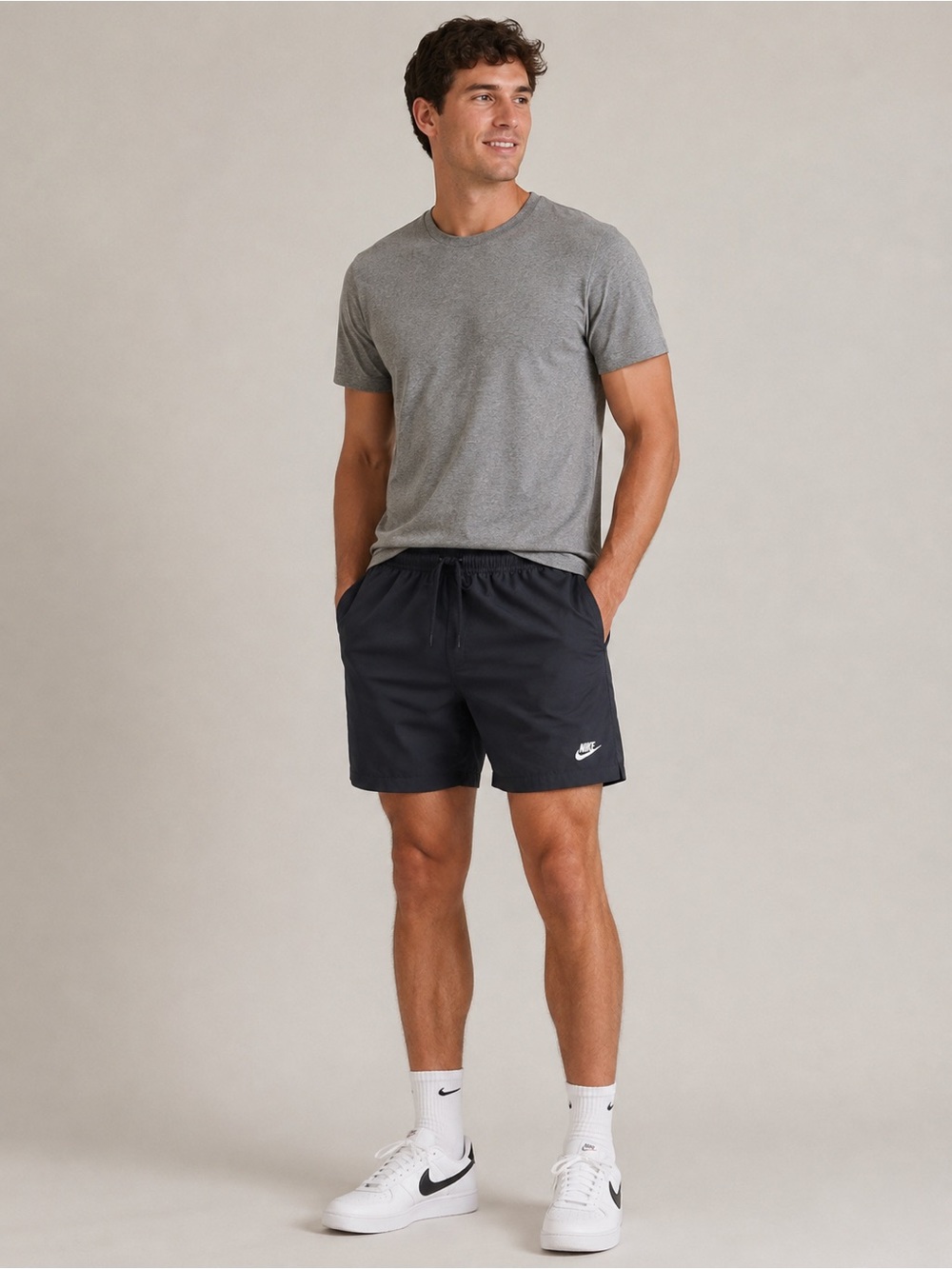 NWOT Nike Men's Black Athletic Shorts Size Large